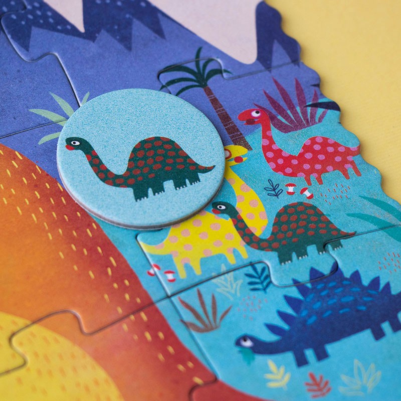 Londji - My Little Dino - Pocket Puzzle - Londji - littleyoyo.ca