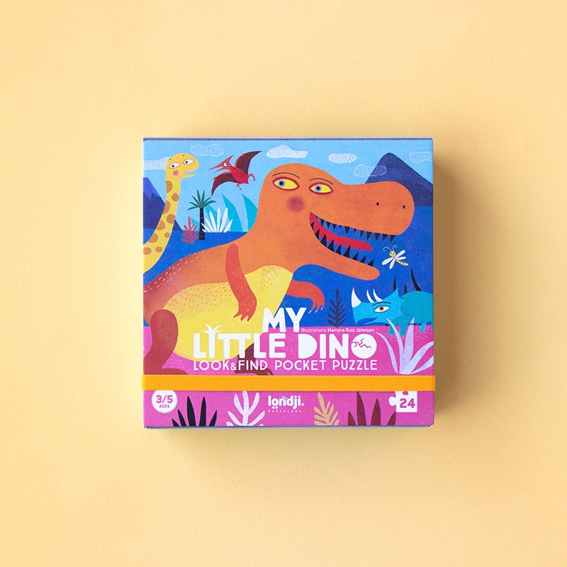 Londji - My Little Dino - Pocket Puzzle - Londji - littleyoyo.ca