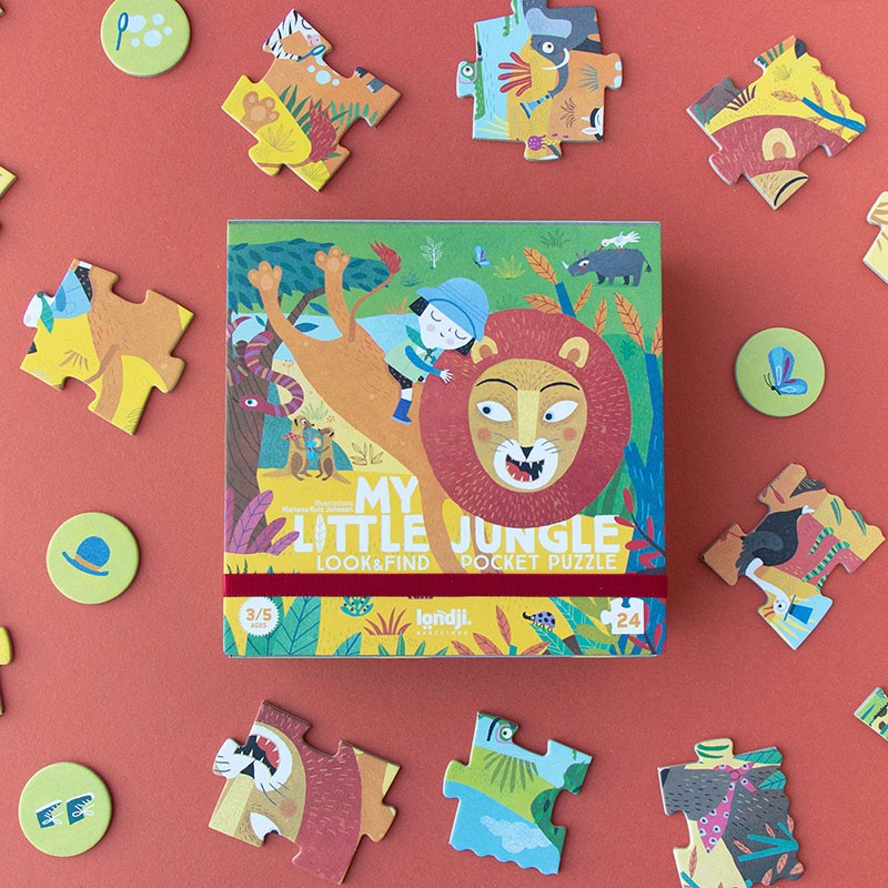 Londji - My Little Jungle - Pocket Puzzle - Londji - littleyoyo.ca
