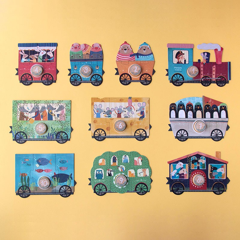 Londji - My Little Train - Puzzle - Londji - littleyoyo.ca