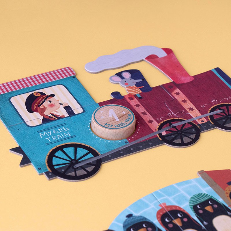 Londji - My Little Train - Puzzle - Londji - littleyoyo.ca