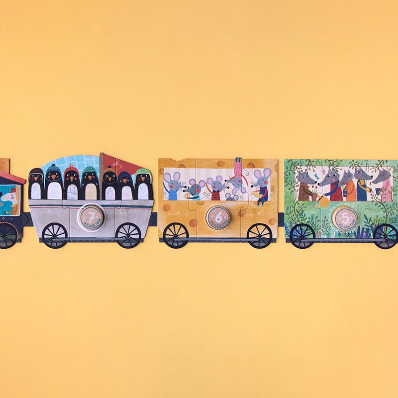 Londji - My Little Train - Puzzle - Londji - littleyoyo.ca