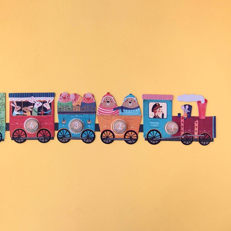 Londji - My Little Train - Puzzle - Londji - littleyoyo.ca