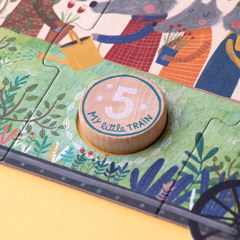 Londji - My Little Train - Puzzle - Londji - littleyoyo.ca