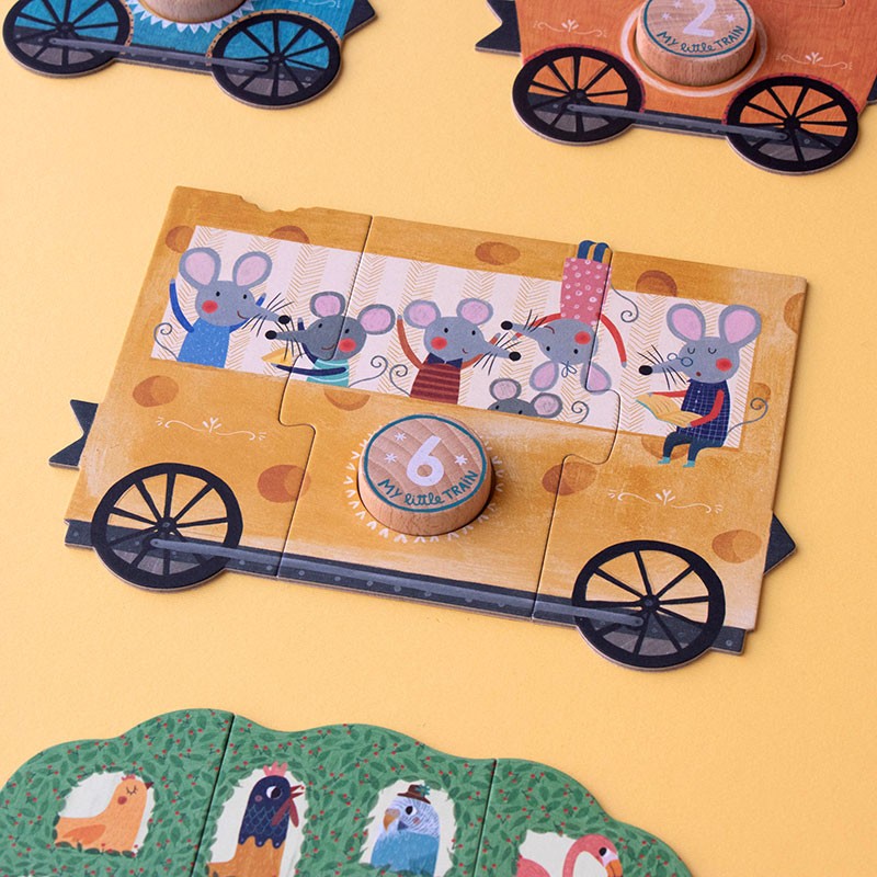 Londji - My Little Train - Puzzle - Londji - littleyoyo.ca