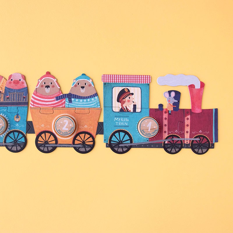 Londji - My Little Train - Puzzle - Londji - littleyoyo.ca