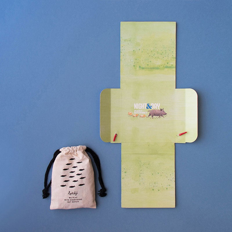 Londji - Night & Day in the Forest - Pocket Puzzle - Londji - littleyoyo.ca