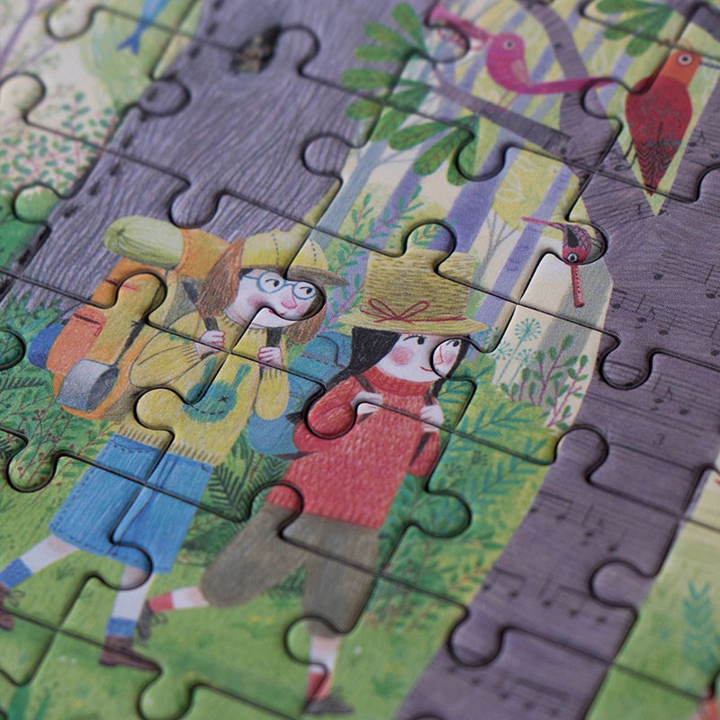 Londji - Night & Day in the Forest - Pocket Puzzle - Londji - littleyoyo.ca