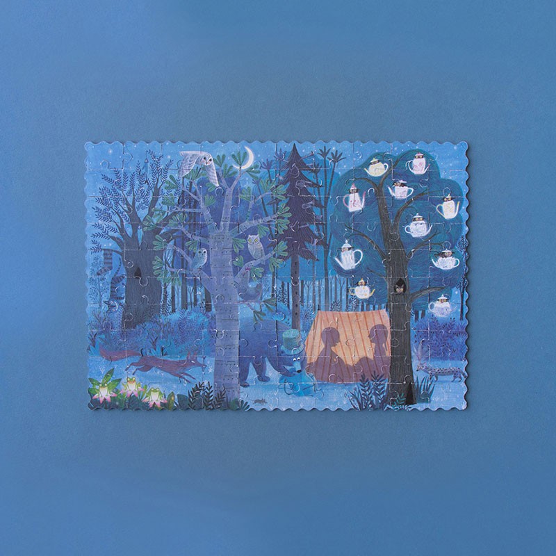 Londji - Night & Day in the Forest - Pocket Puzzle - Londji - littleyoyo.ca