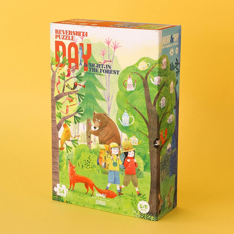 Londji - Night & Day in the Forest - Puzzle - Londji - littleyoyo.ca