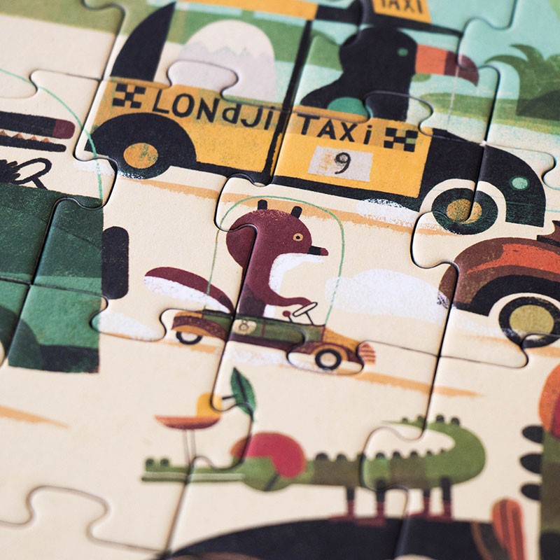 Londji - Vroom Vroom - Pocket Puzzle - Londji - littleyoyo.ca