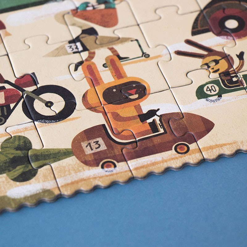 Londji - Vroom Vroom - Pocket Puzzle - Londji - littleyoyo.ca
