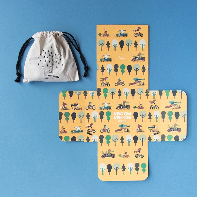 Londji - Vroom Vroom - Pocket Puzzle - Londji - littleyoyo.ca