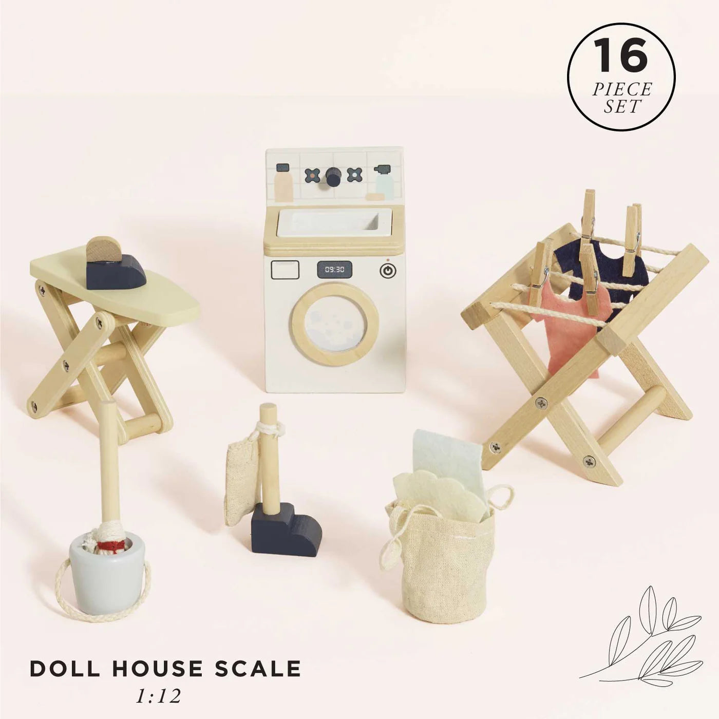 Le Toy Van - Wooden Dollhouse Laundry Room