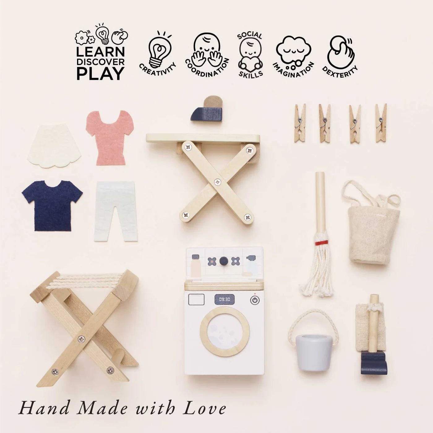 Le Toy Van - Wooden Dollhouse Laundry Room - Le Toy Van - littleyoyo.ca