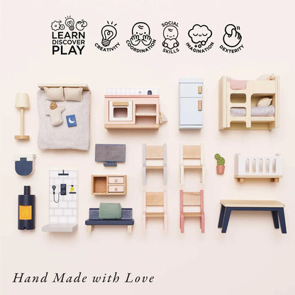 Le Toy Van - Complete Dolls house Furniture Set