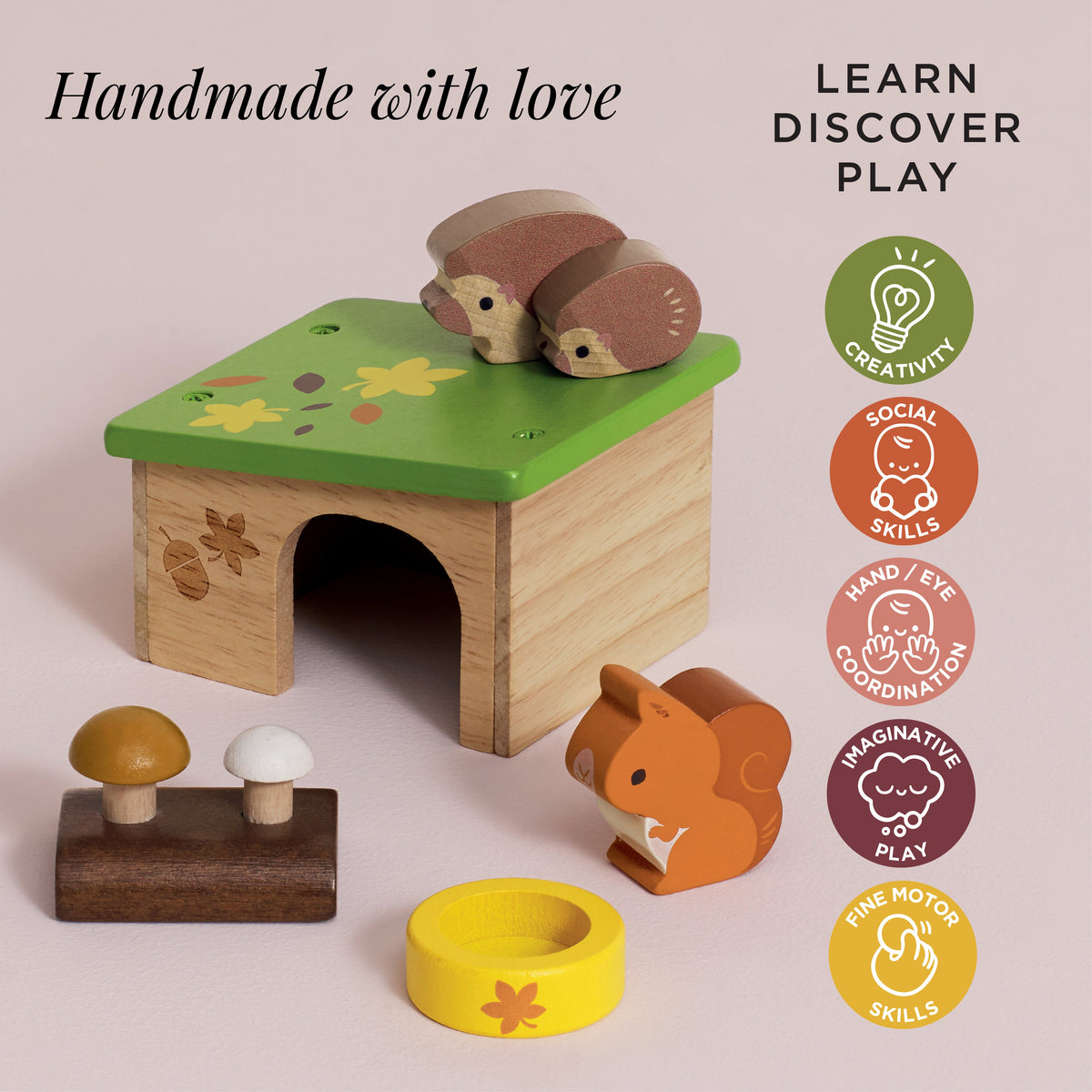 Le Toy Van - Hedgehog & Squirrel Animal Set - Le Toy Van - littleyoyo.ca