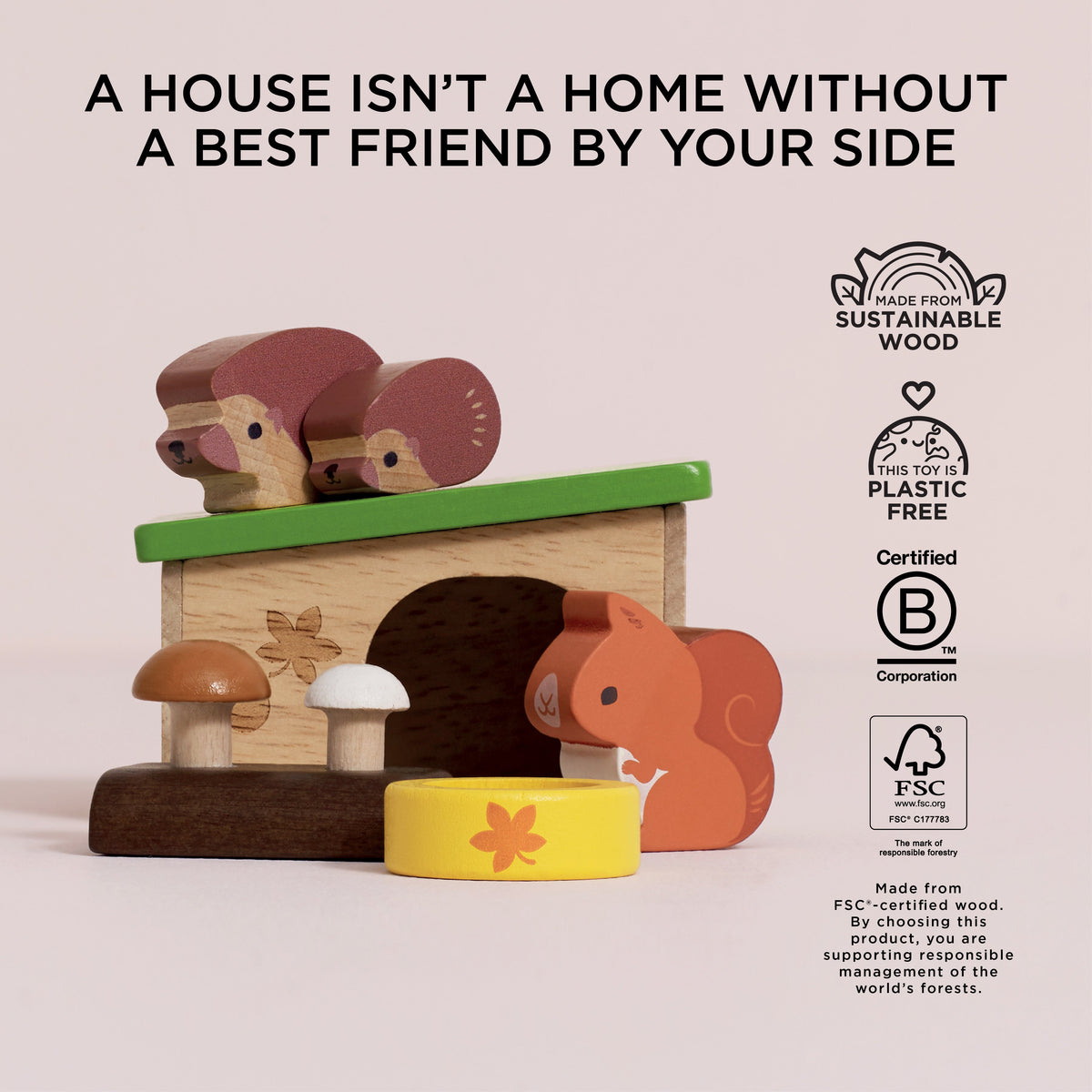 Le Toy Van - Hedgehog & Squirrel Animal Set - Le Toy Van - littleyoyo.ca