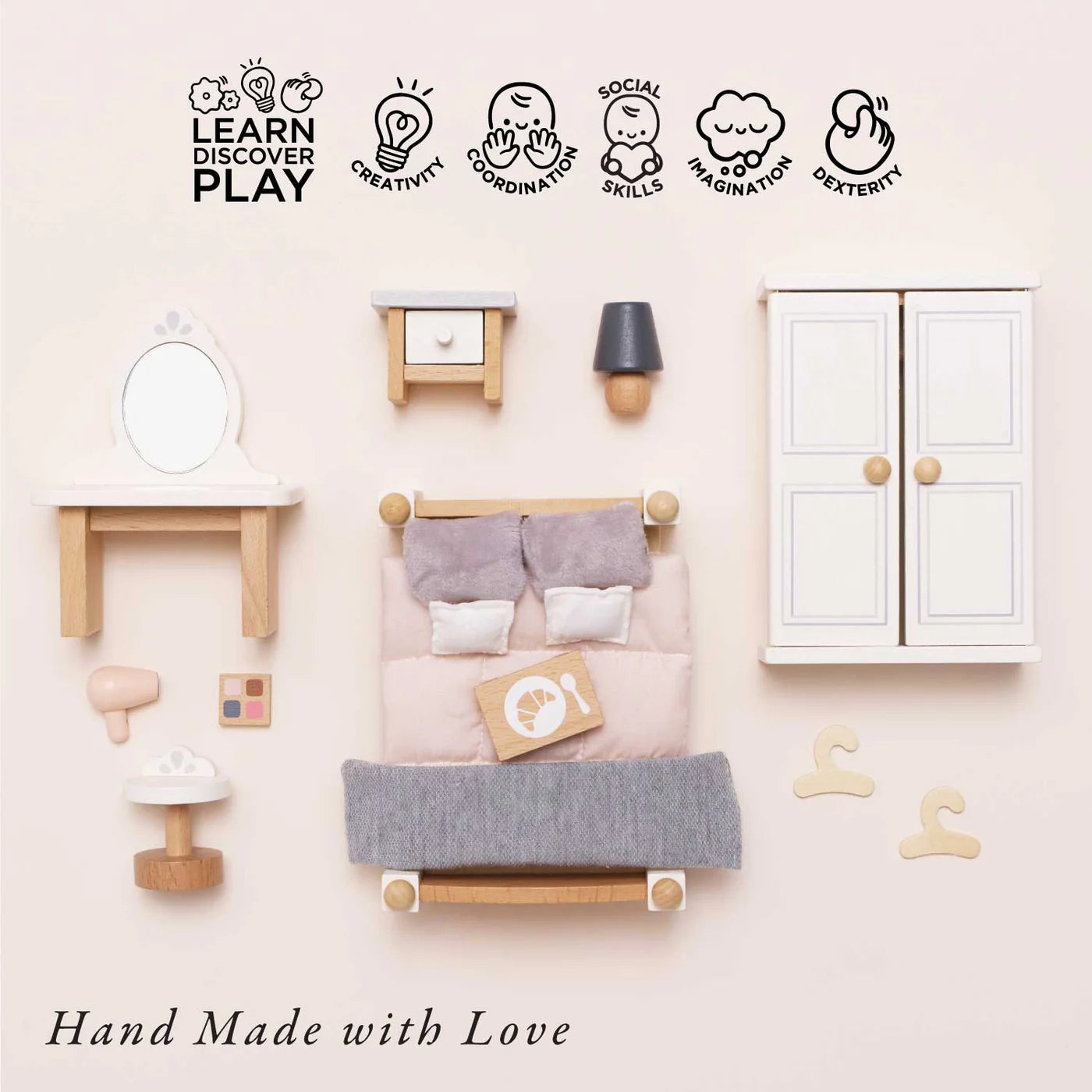Le Toy Van - Wooden Dolls House Bedroom - Le Toy Van - littleyoyo.ca