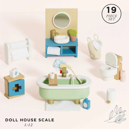 Le Toy Van - Wooden Dolls house Bathroom Furniture