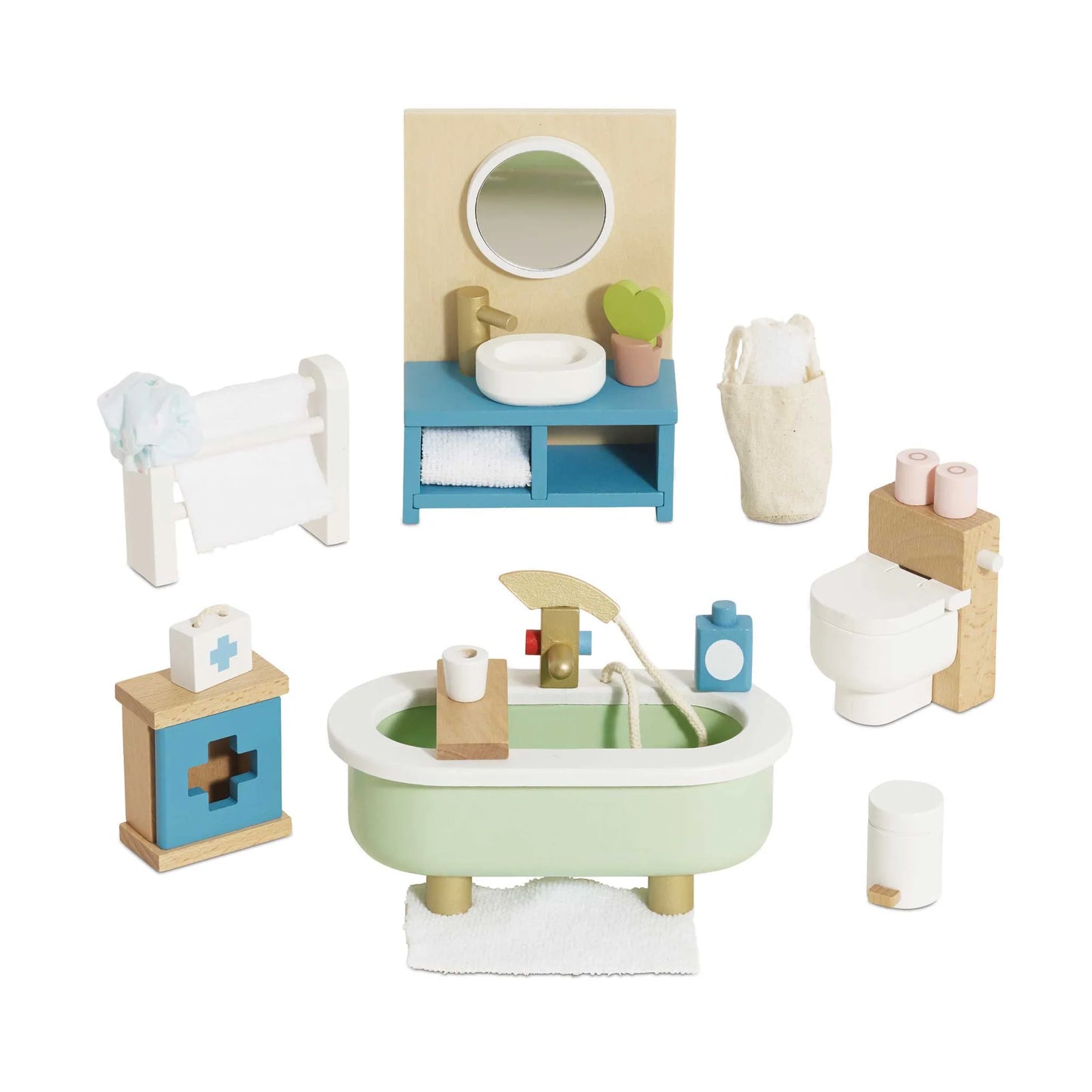 Le Toy Van - Wooden Dolls house Bathroom Furniture