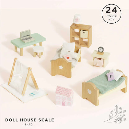 Le Toy Van - Wooden Dolls house Children's Bedroom