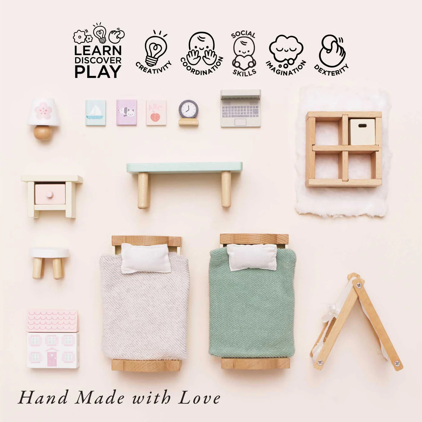 Le Toy Van - Wooden Dolls house Children's Bedroom - Le Toy Van - littleyoyo.ca