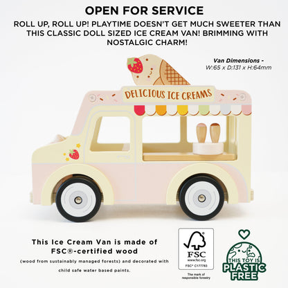 Le Toy Van - Wooden Ice Cream Van