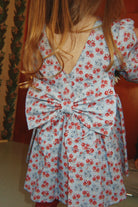 Konges Slojd Avi LS Bow Dress GOTS - Lumina Blu