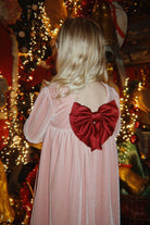 Konges Slojd Gia Bow Dress GRS - Mellow Rose