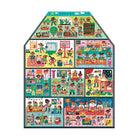 Mudpuppy - My School is Cool 100 Piece House-Shaped Puzzle - Mudpuppy - littleyoyo.ca