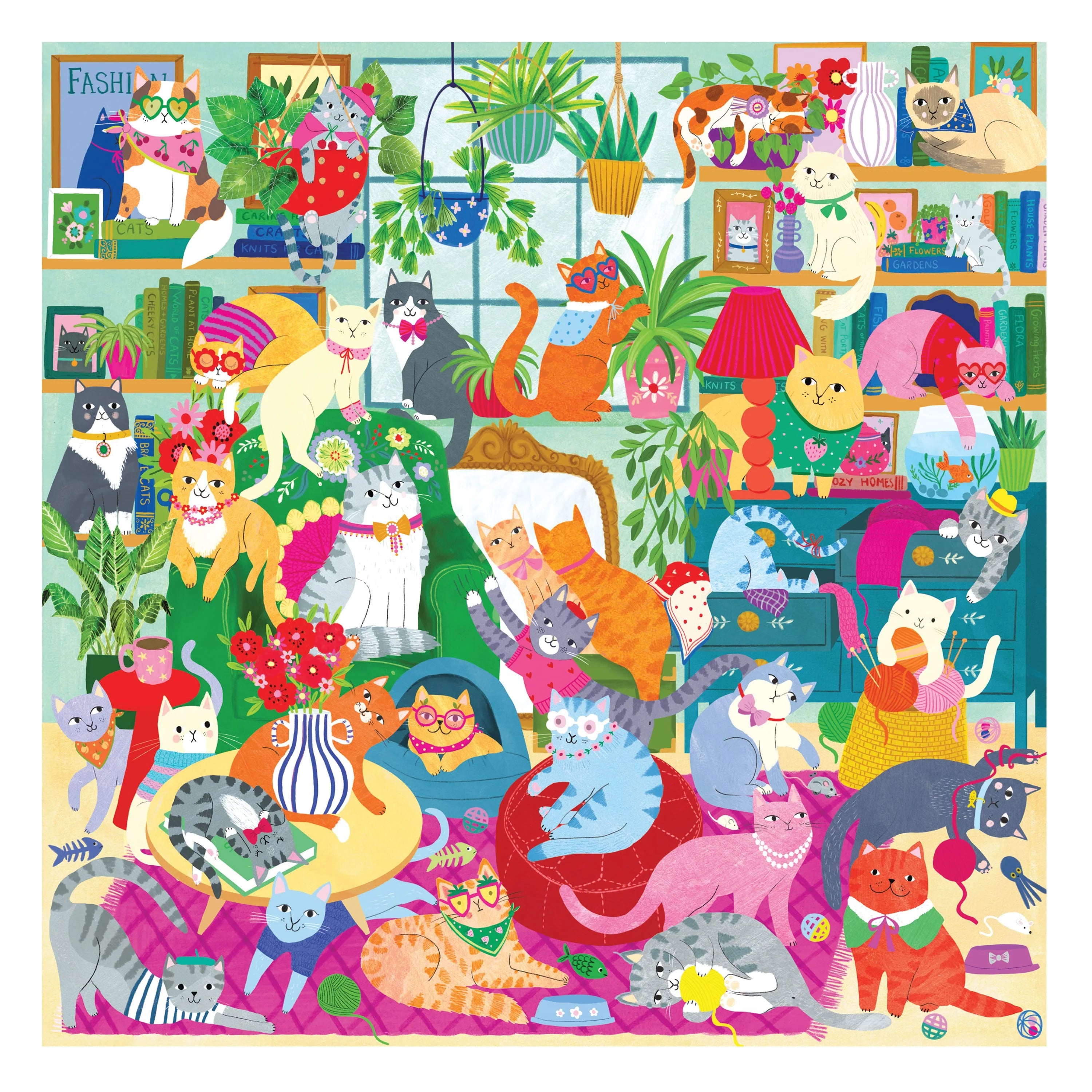 Mudpuppy - Caturday Afternoon - 500 Piece Family Puzzle - Mudpuppy - littleyoyo.ca