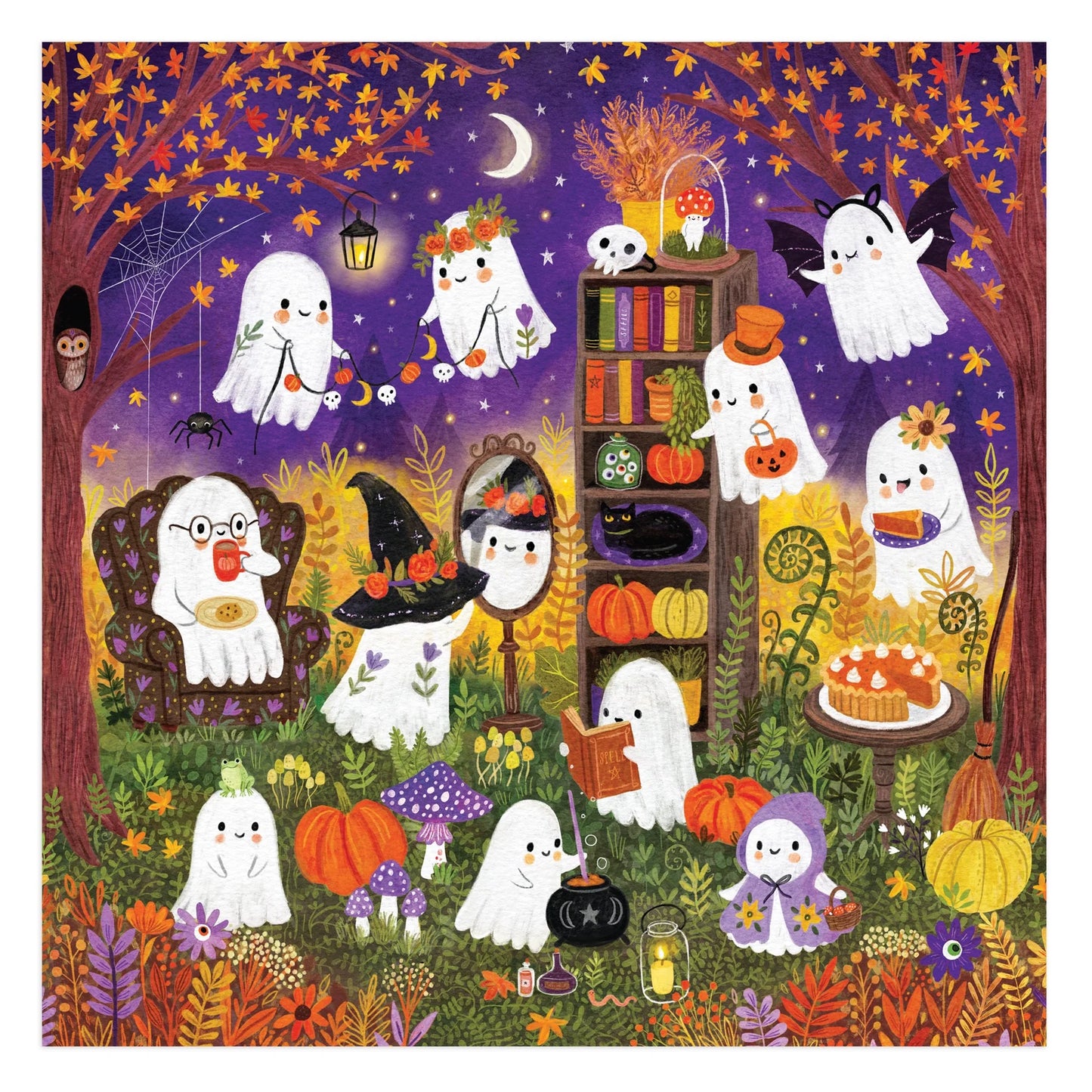 Mudpuppy - Ghostly Gathering - 500 Piece Jigsaw Puzzle