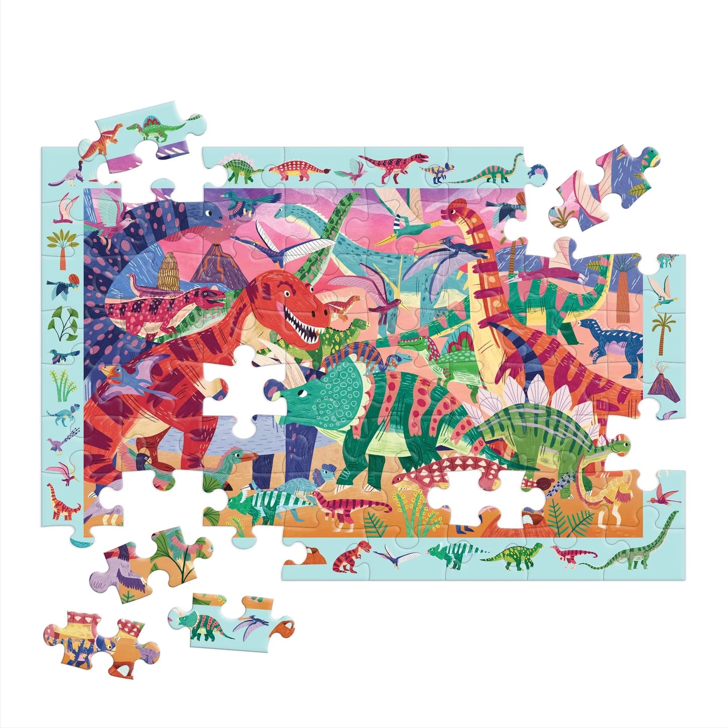 Mudpuppy - Mighty Dinosaur 64 Piece Search & Find Puzzle