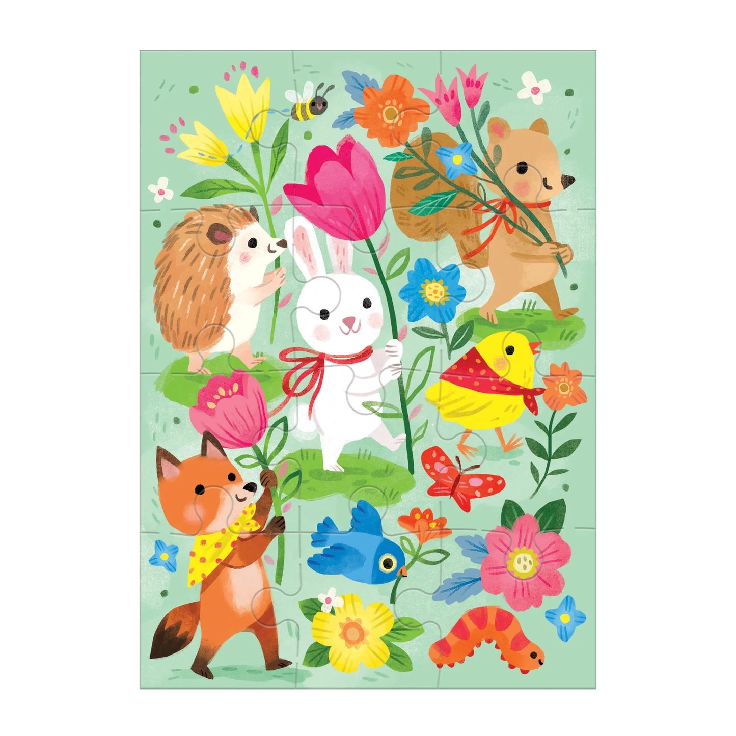 Mudpuppy - Hoppy Easter! Greeting Card Puzzle