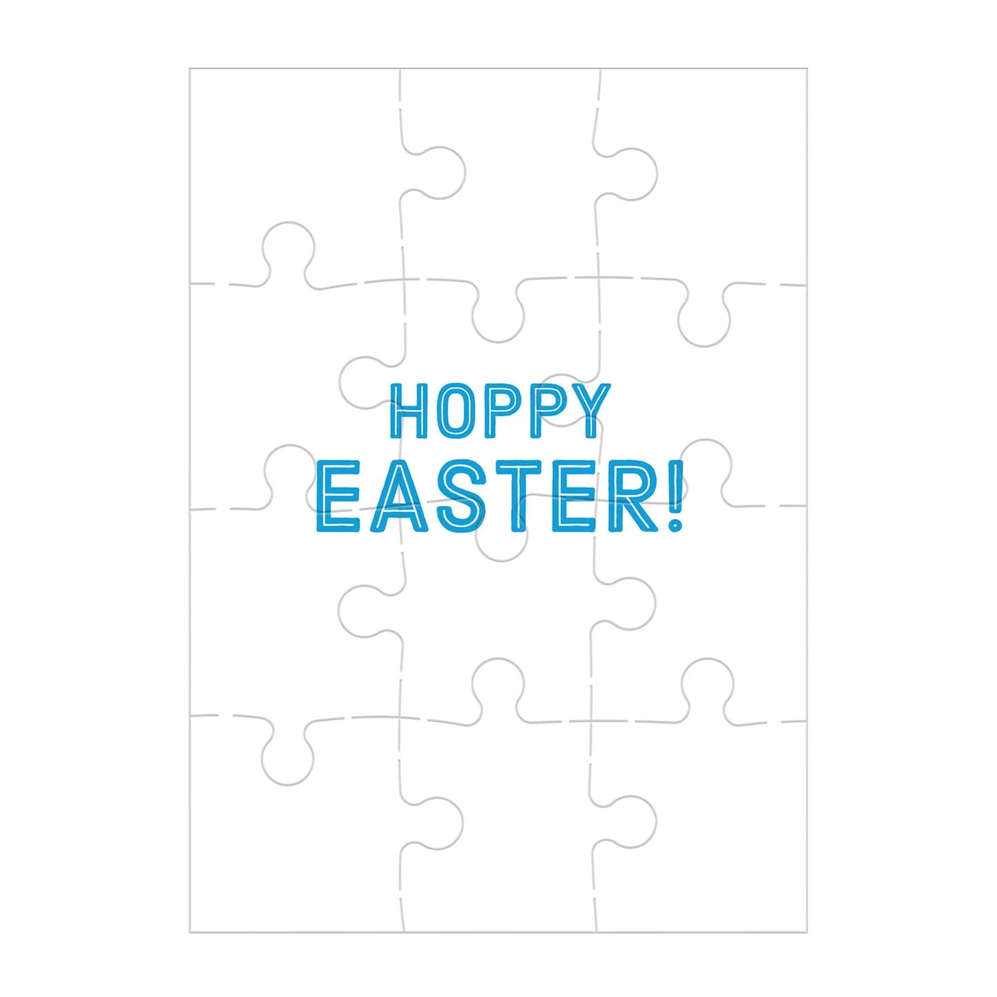 Mudpuppy - Hoppy Easter! Greeting Card Puzzle