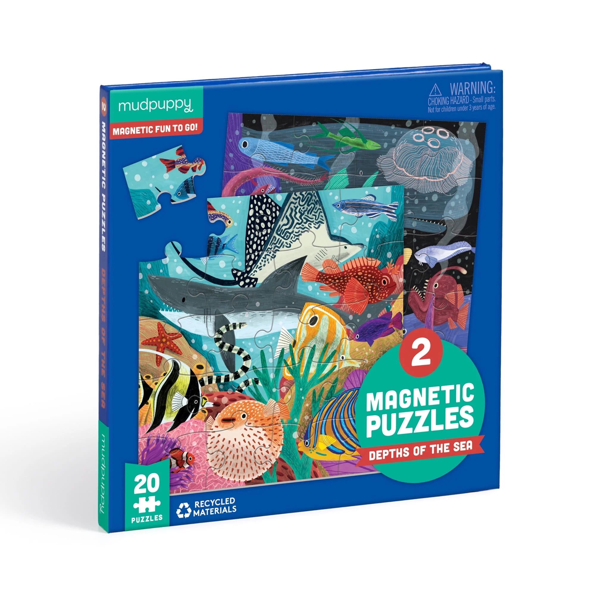 Mudpuppy - Depths of the Seas Magnetic Puzzles - Mudpuppy - littleyoyo.ca