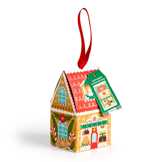 Mudpuppy - Santa's Bakery - 48 Piece Mini Puzzle Ornament