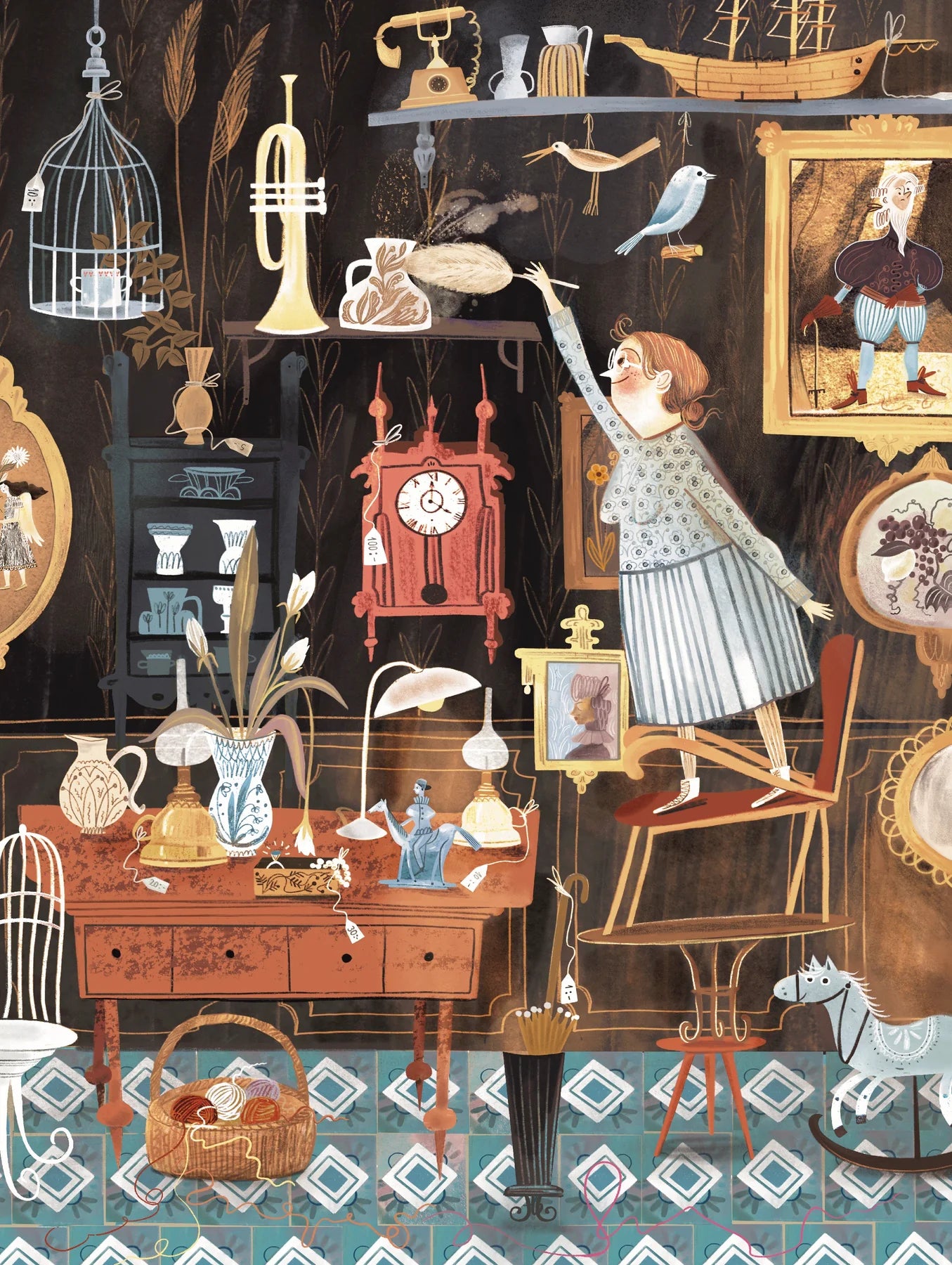 Vintage Shop - 1000 Piece Jigsaw Puzzle - New York Puzzle Company - littleyoyo.ca