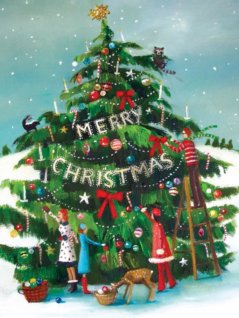 The Peppermint Family - 1000 Piece Jigsaw Puzzle - New York Puzzle Company - littleyoyo.ca