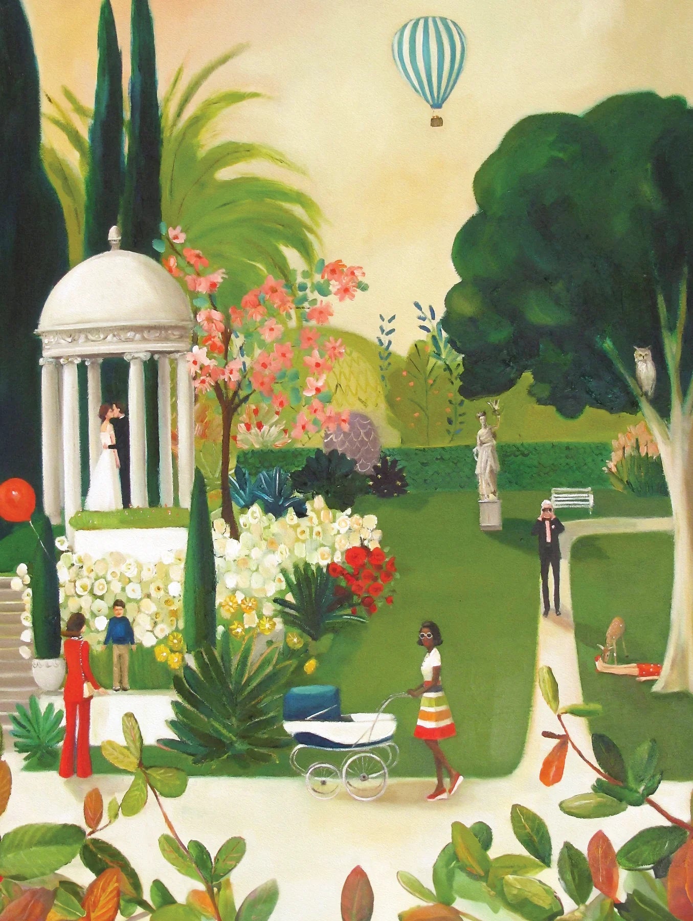 Fainting in the Botanical Garden - 1000 Piece Jigsaw Puzzle