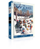 Sledding in the Park - 500 Piece Jigsaw Puzzle - New York Puzzle Company - littleyoyo.ca