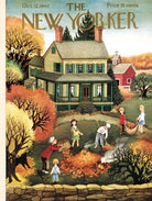 Raking Leaves - 1000 Piece Jigsaw Puzzle - New York Puzzle Company - littleyoyo.ca