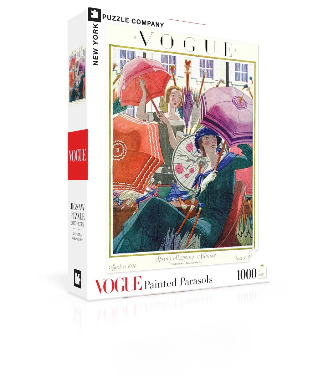 Painted Parasols - 1000 Piece Jigsaw Puzzle - New York Puzzle Company - littleyoyo.ca