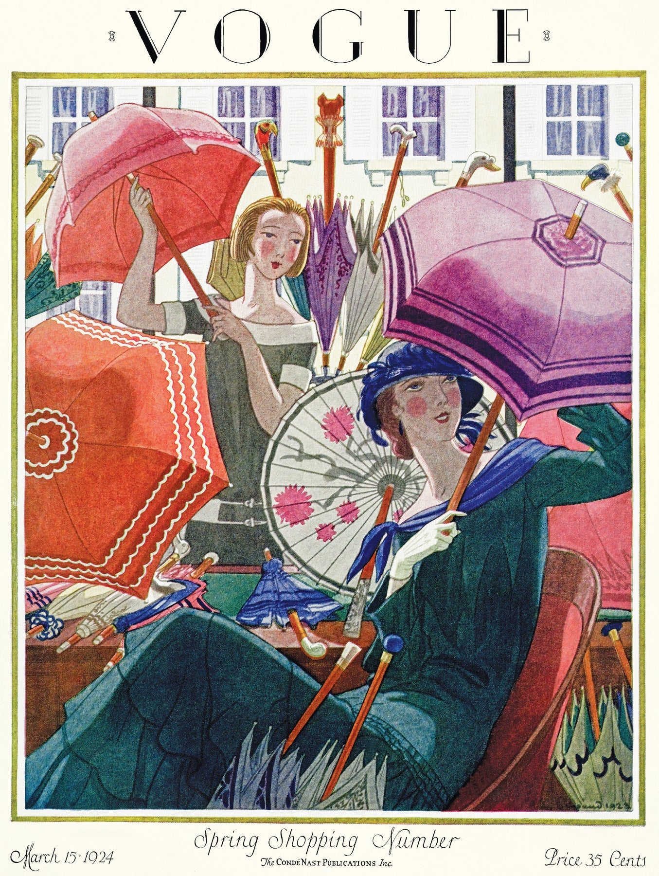 Painted Parasols - 1000 Piece Jigsaw Puzzle - New York Puzzle Company - littleyoyo.ca