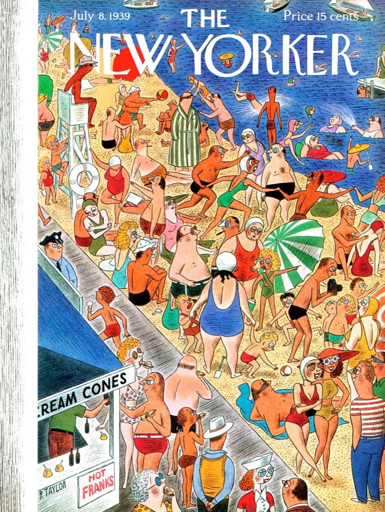 Beachgoing - 1000 Piece Jigsaw Puzzle - New York Puzzle Company - littleyoyo.ca