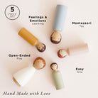 Le Toy Van - Dubois Wooden Family Dolls - Le Toy Van - littleyoyo.ca