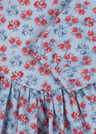 Konges Slojd Avi LS Bow Dress GOTS - Lumina Blu