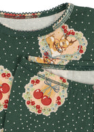 Konges Slojd Basic Blouse/Pants Set GOTS - Deer Diary Green