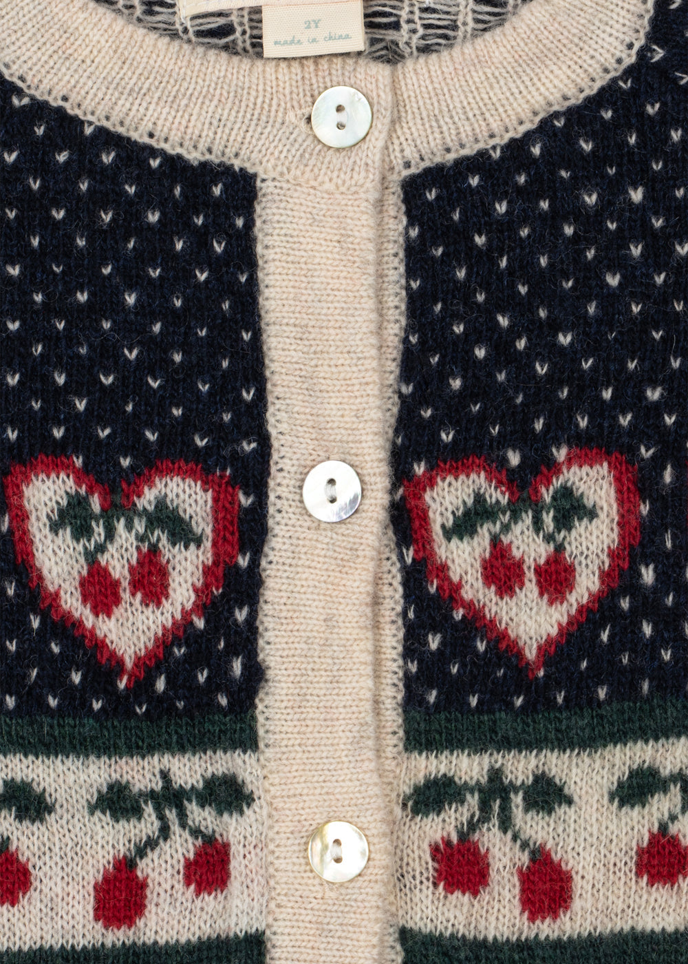 Konges Slojd Belou Cardigan - Cherry